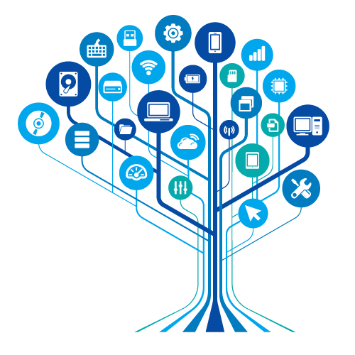 Tree representing information technology